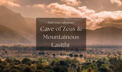 Tour privato dell’avventura della Grotta di Zeus e delle montagne di Creta orientale